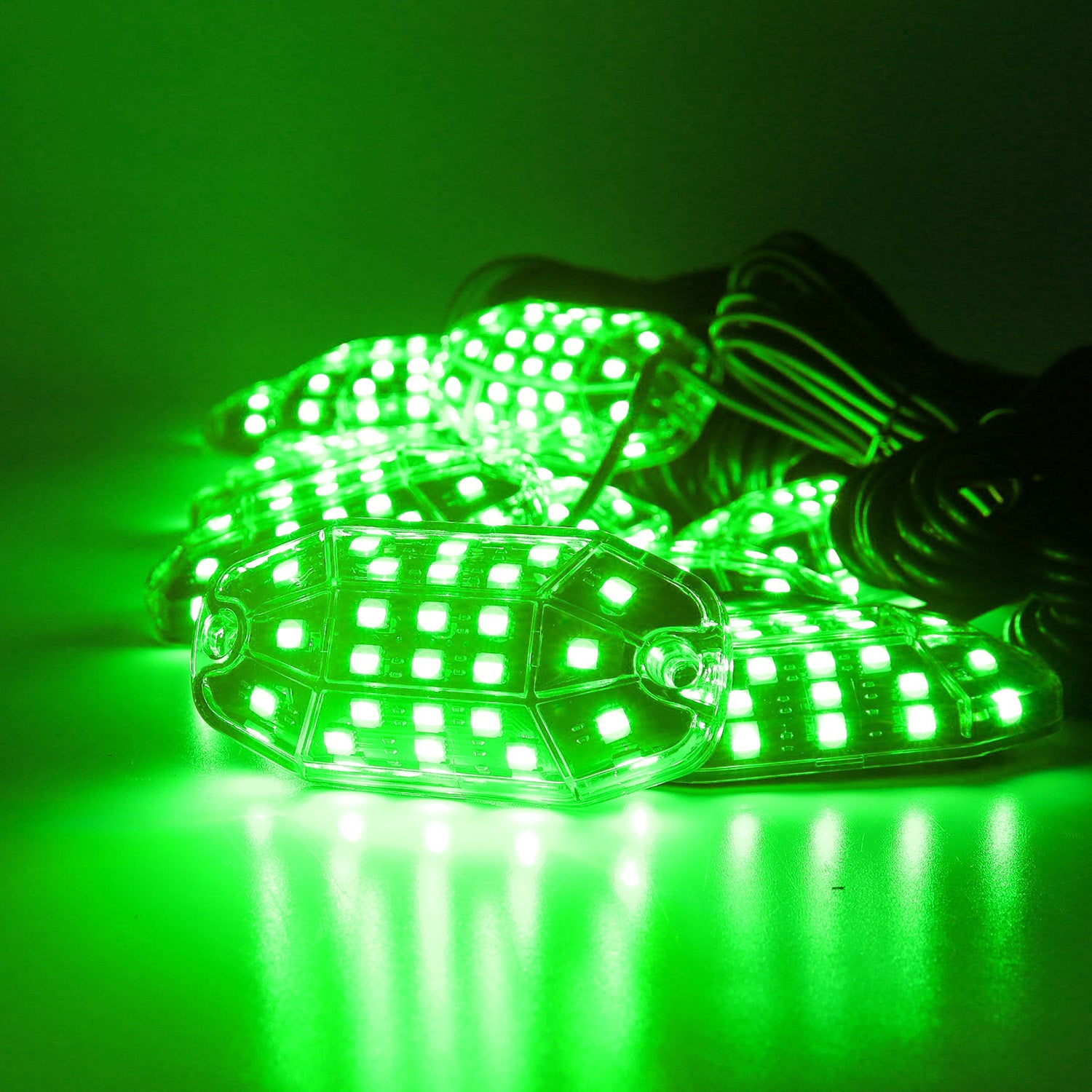 Sunpie Fifteen-Sided Series RGBW 33 LEDs LED Rock Lights (4/8/12/16/20 Pods)