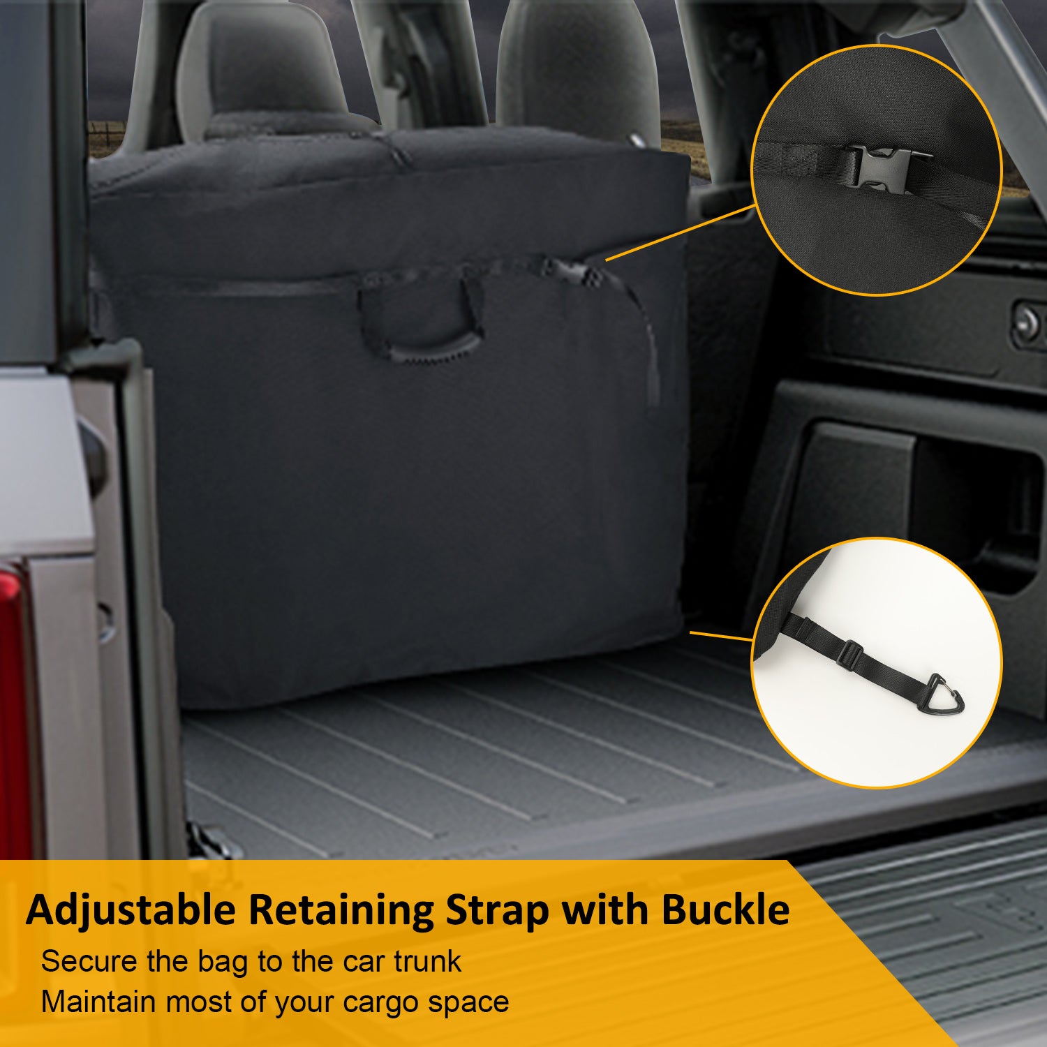 Hard Top Freedom Panel Storage Bag for 2021-2026 Ford Bronco Front Hardtop Organizer Bag