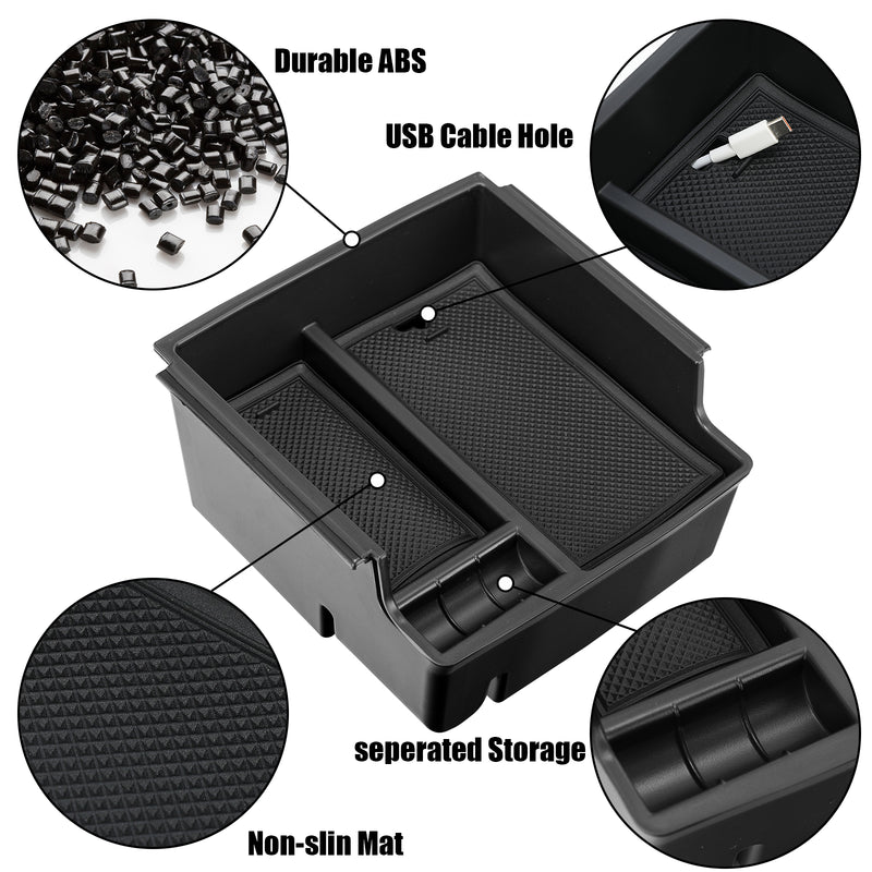 Center Console Storage Organizer for 2021-2024 Ford Bronco (Not compatible for Bronco Sport)