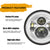 7" LED Headlights & 4" LED Passing Lights & Mounting brackets with Halo DRL Turn Signal For Harley