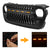 Jeep Grille (Angry Birds) with White/Amber LED Lights ABS Matte Black for 2018-2024 Jeep Wrangler & Jeep Gladiator JT