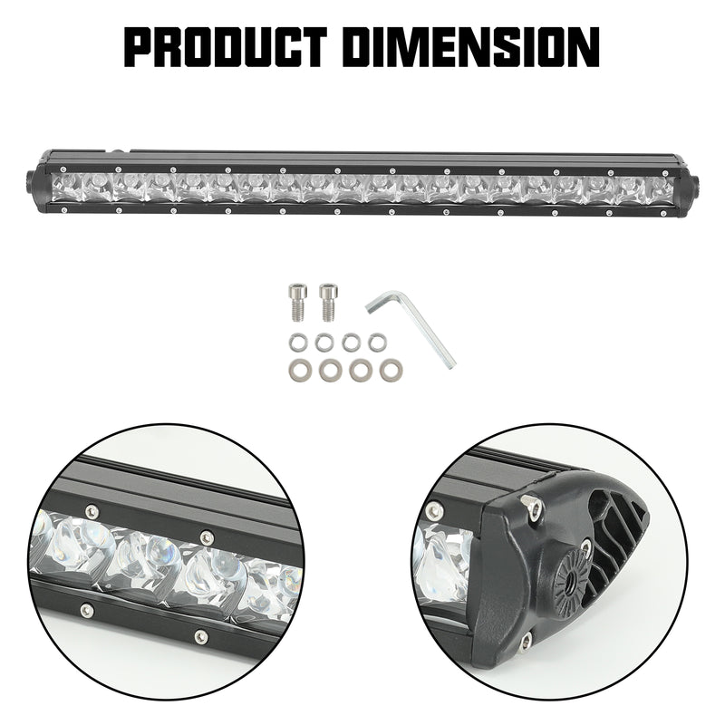 Sunpie Replacement Long LED Light Bar for Jeep Wrangler and Bronco Front Bumper