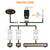 6 Modes White & Amber LED 420W 20" LIght Bar & 2PCS 60W 4" Wrok Lights for SUV ATV UTV TRUCKS PICKUP BOAT