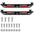 Jeep Wrangler JKU 4 Door Black Carbon Steel Side Steps & Running Boards (2PCS)
