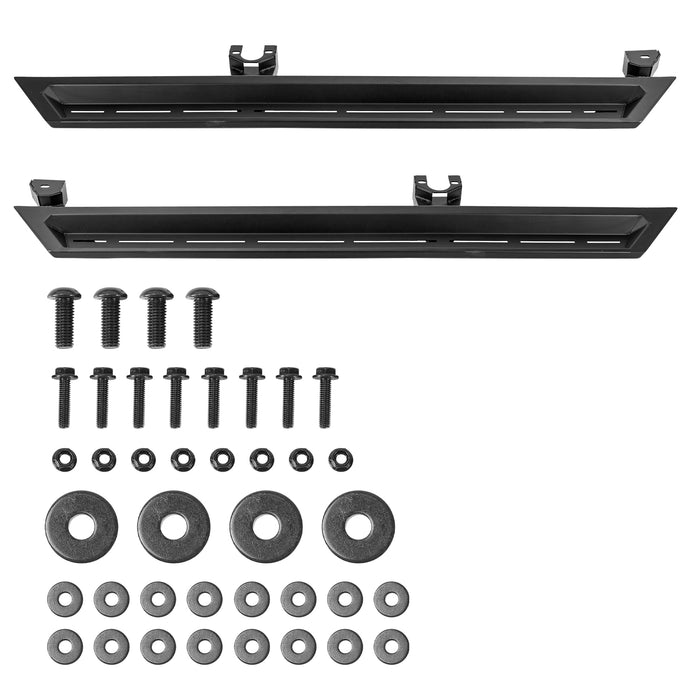 Jeep Running Boards Blade Series Carbon Steel Tubing for Jeep Wrangler 4xe JLU 4-Door (2018-2025）