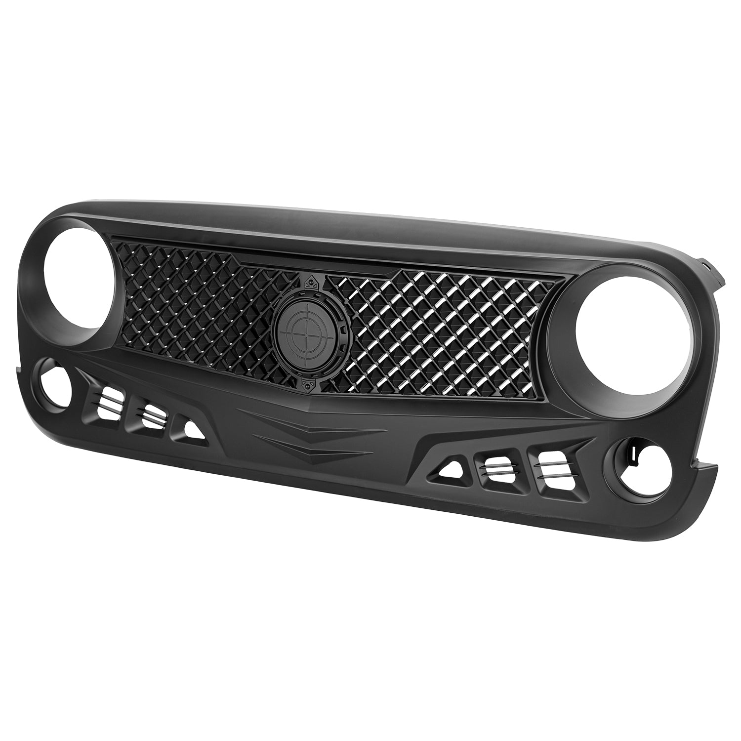 Aggressive Siege Style Grille for Jeep Wrangler JK JKU 2-4 Door (07–18)