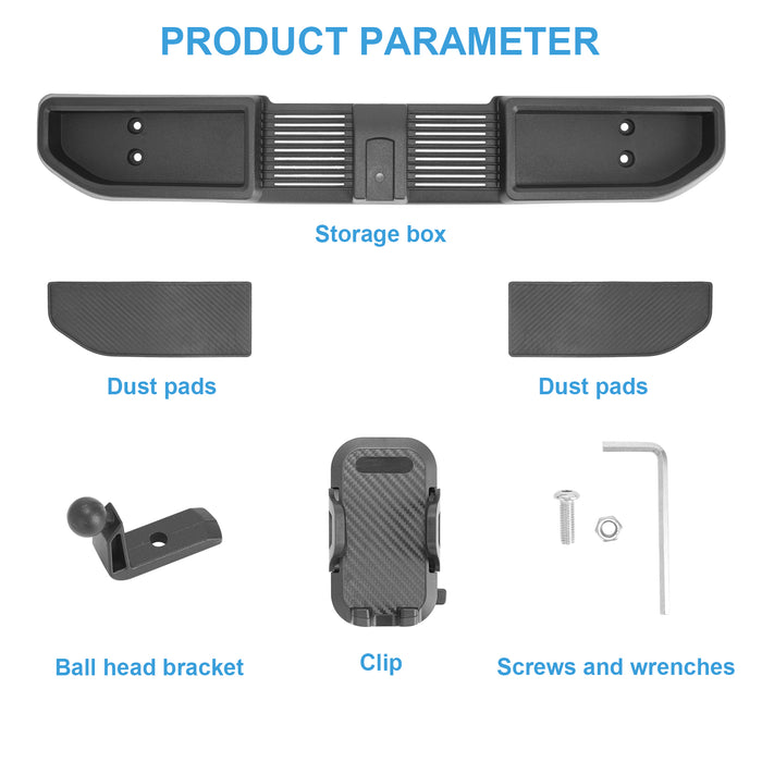 Phone Mounts for 2024-2025 Jeep Wrangler 4xe JL JLU and Jeep Gladiator (JT)