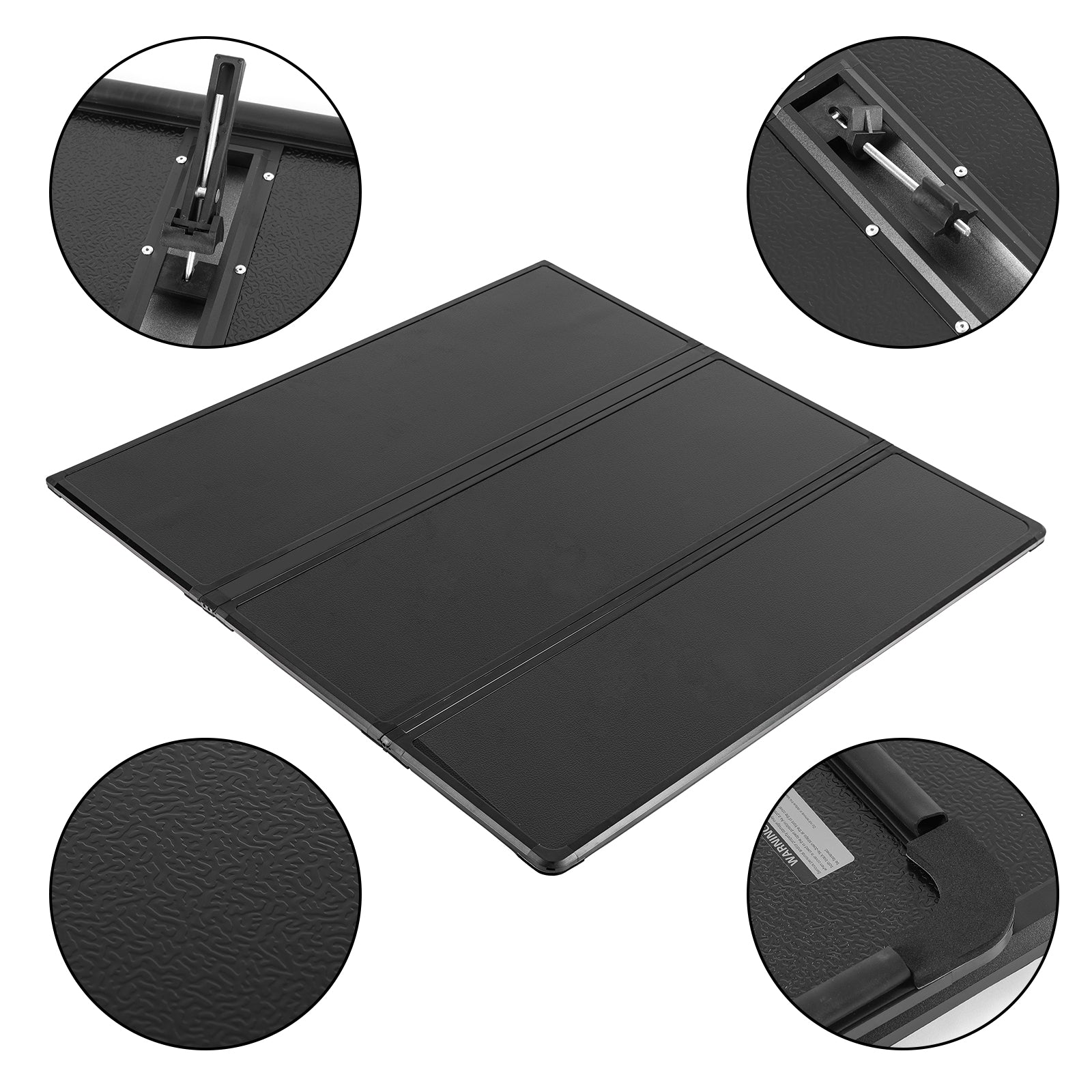 Jeep Gladiator JT (2020-2026) Hard Tri-Fold Tonneau Cover(w/ or w/o Trail Rail) - 5ft Bed