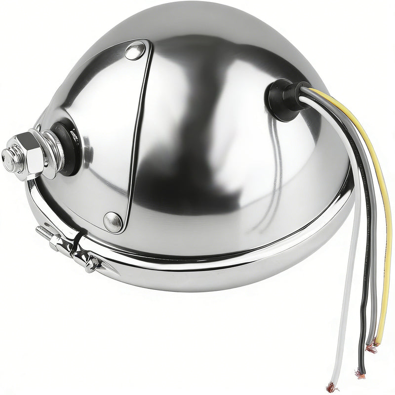 5-3/4"LED Headlight Housing Bucket Mounting Bracket for Harley Motorcycle