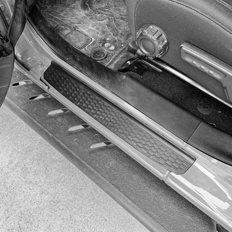 4-Piece Rigid PP Door Sill Guards for 2020–2026 Jeep Gladiator JT