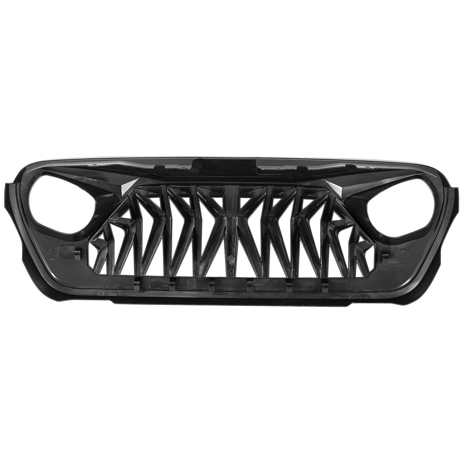 Mustang Series Aggressive Front Grille for 2018-2026 Jeep Wrangler JL JLU 4xe & Gladiator JT