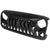 Jeep Wrangler JK/JKU Black ABS Mustang Grille