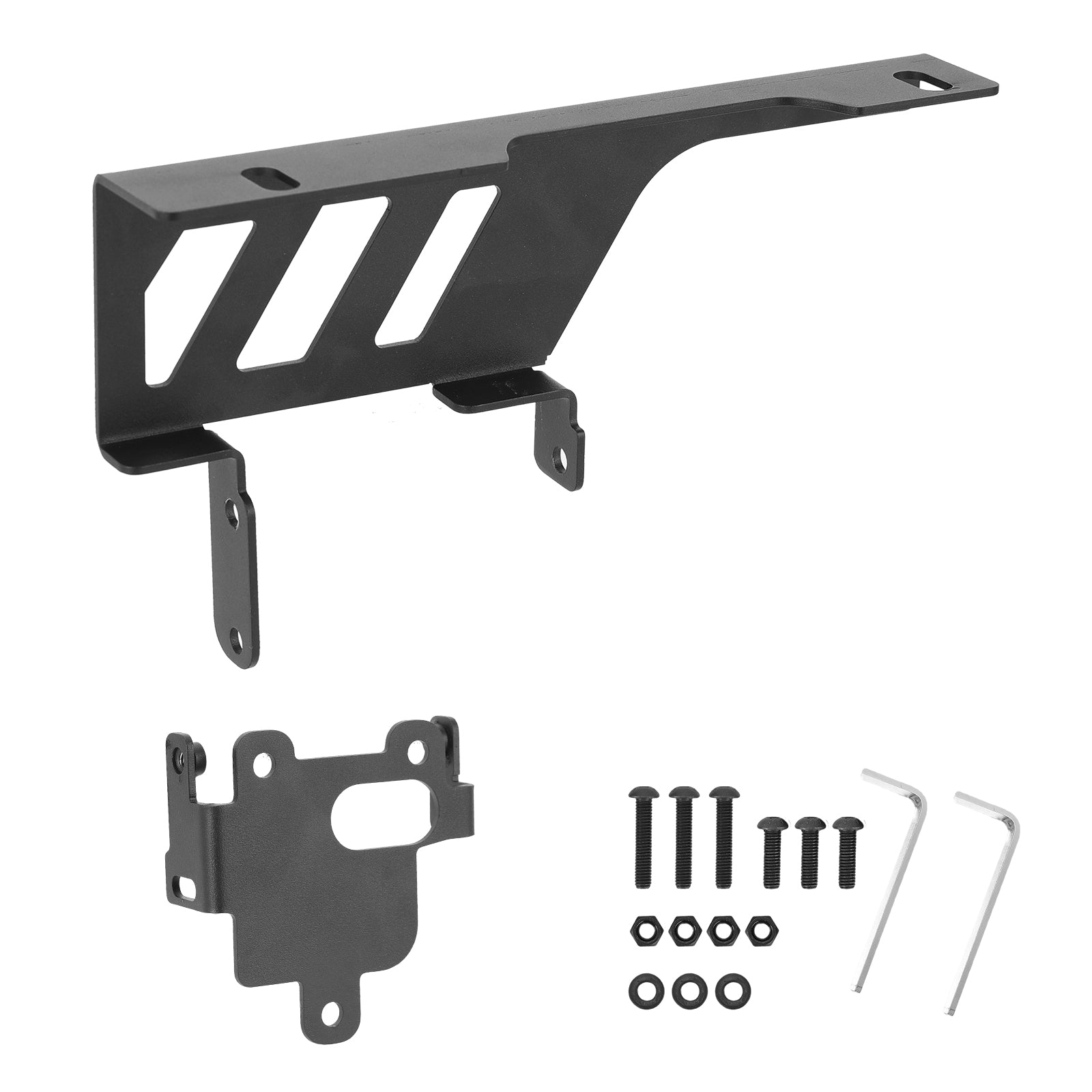 2021+ Ford Bronco ACC Relocation Bracket – Compatible with Brush & Grill Guards with installation hardware.