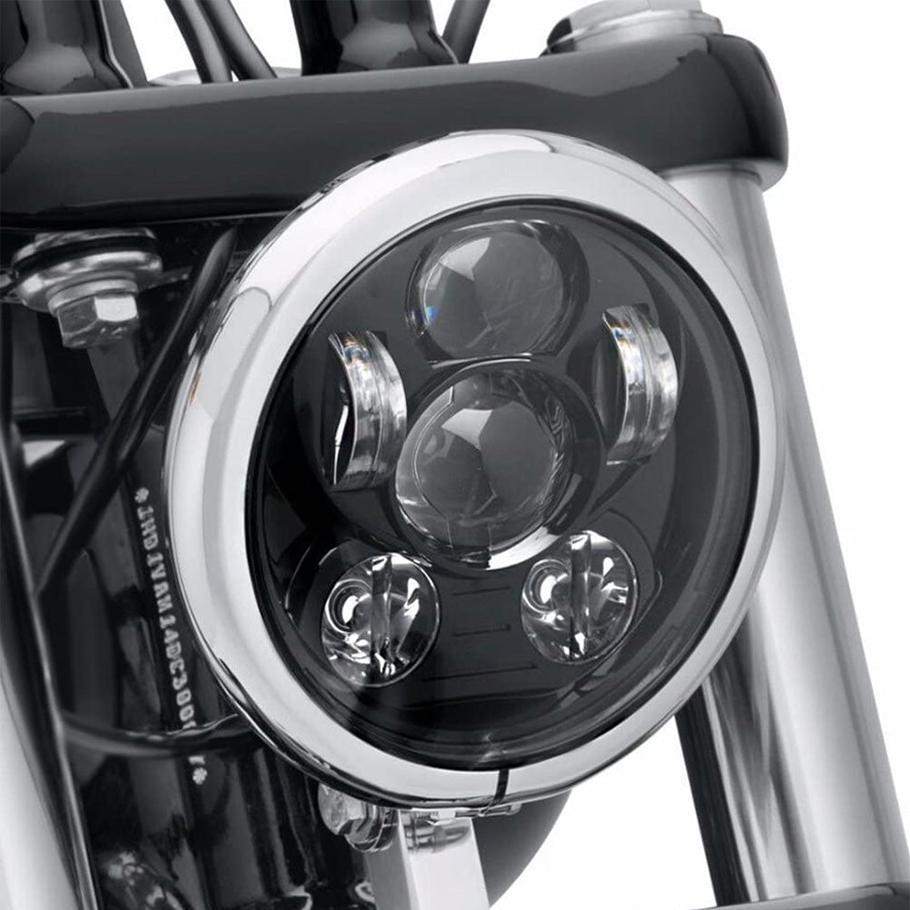5-3/4"LED Headlight Housing Bucket Mounting Bracket for Harley Motorcycle