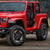 Jeep Wrangler JL 2 Door Black Stainless Steel Side Step Bars