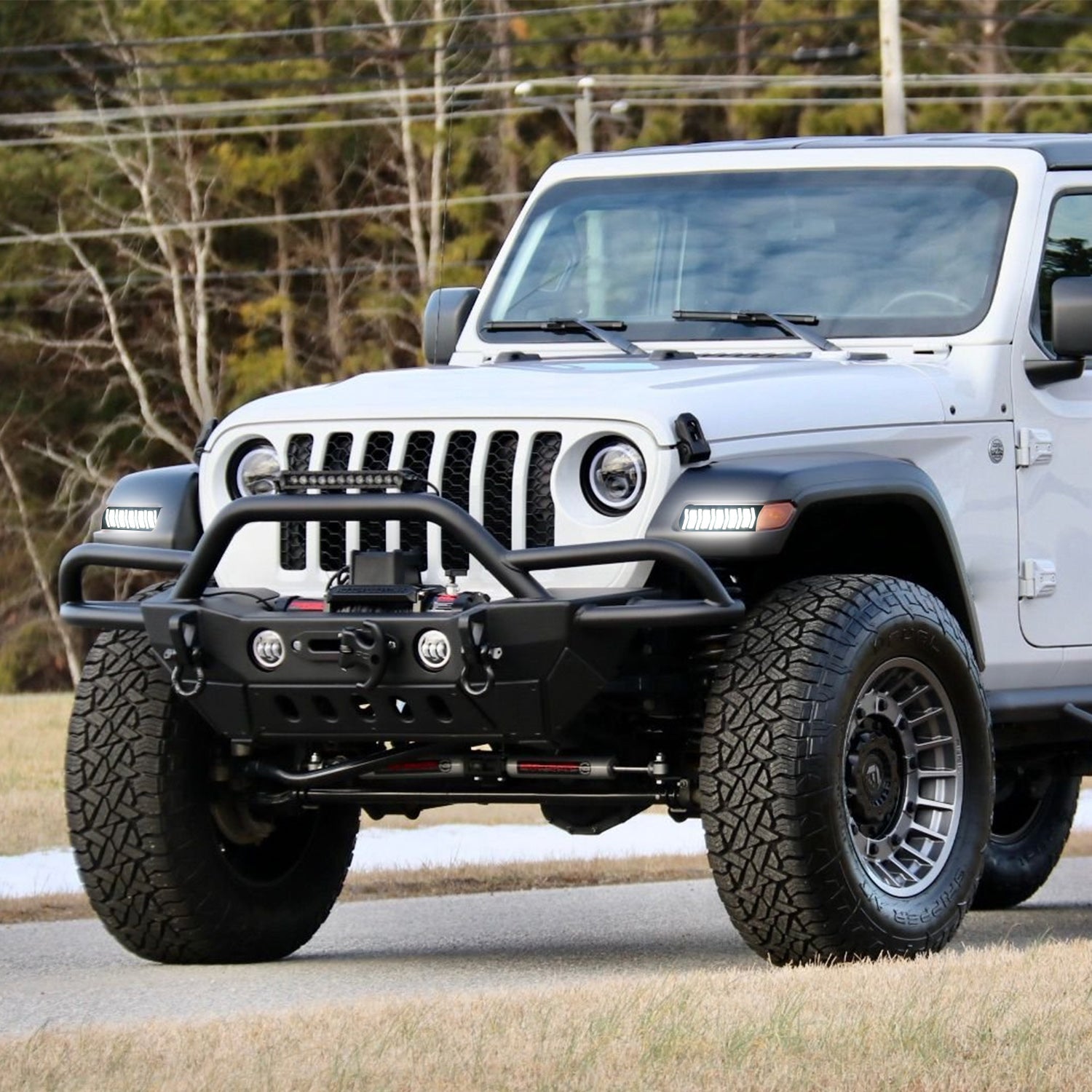[SPORT MODELS ONLY] LED Fender Side Marker Lights for 2018+ Jeep Wrangler JL/JLU & Jeep Gladiator Sport Models