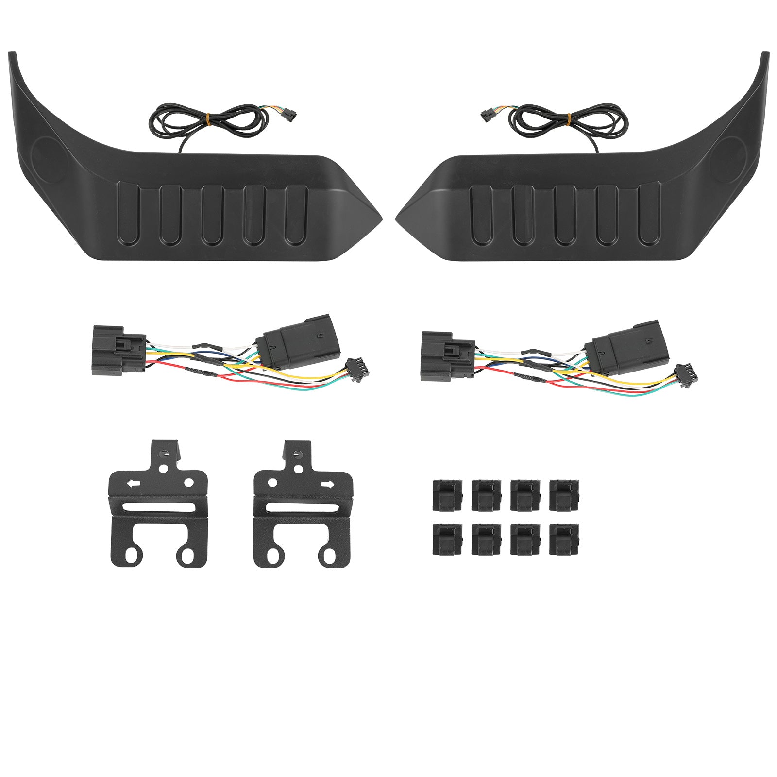 Jeep Multi-Function LED High Mount Rear Roof Lights for 2018-2026 Jeep Wrangler JL JLU 4xe (2Pcs/Set)