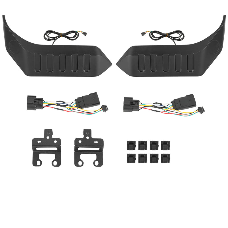 Jeep Multi-Function LED High Mount Rear Roof Lights for 2018-2026 Jeep Wrangler JL JLU 4xe (2Pcs/Set)