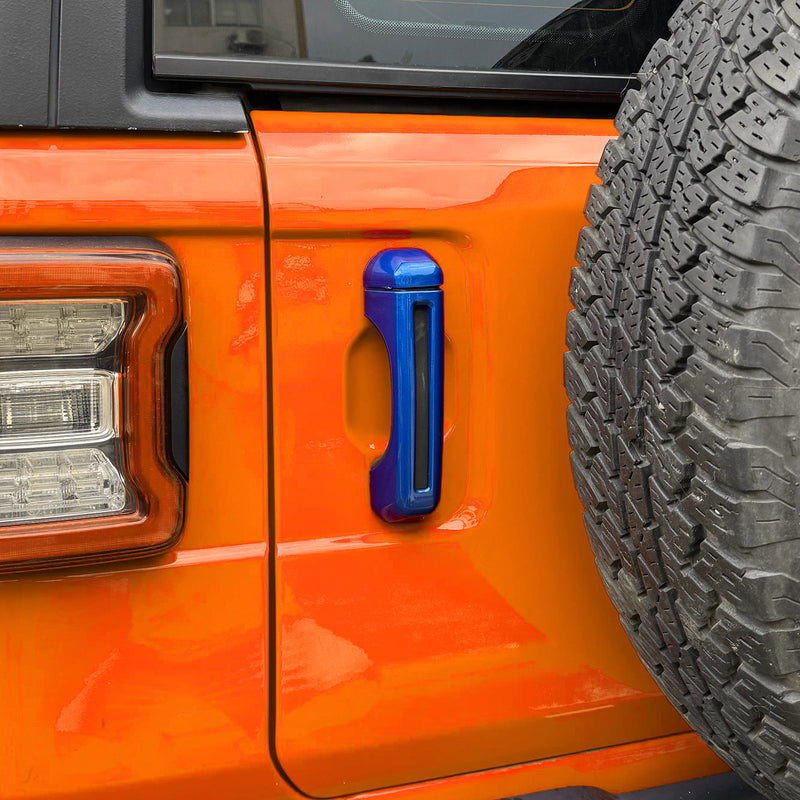 ABS Gloss Black Exterior Door Handle Covers (5-Pack) for Jeep Wrangler JL JLU 4xe & Gladiato JT