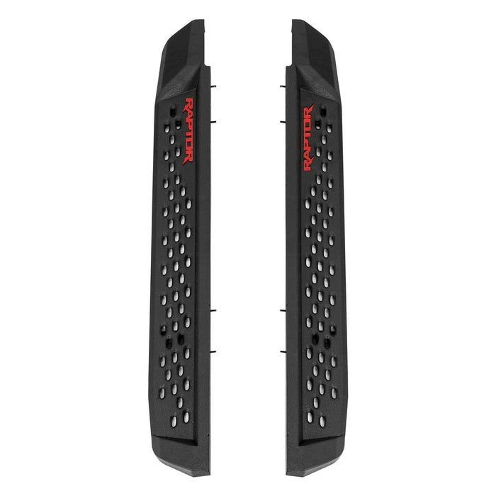 Raptor Style Carbon Steel Running Boards for 2021-2025 Ford Bronco 2-Door