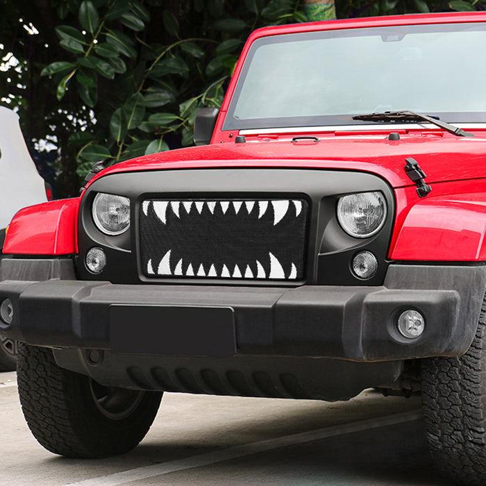 Avenger Shark Jeep Grille for 2007-2018 Jeep Wrangler JK/JKU