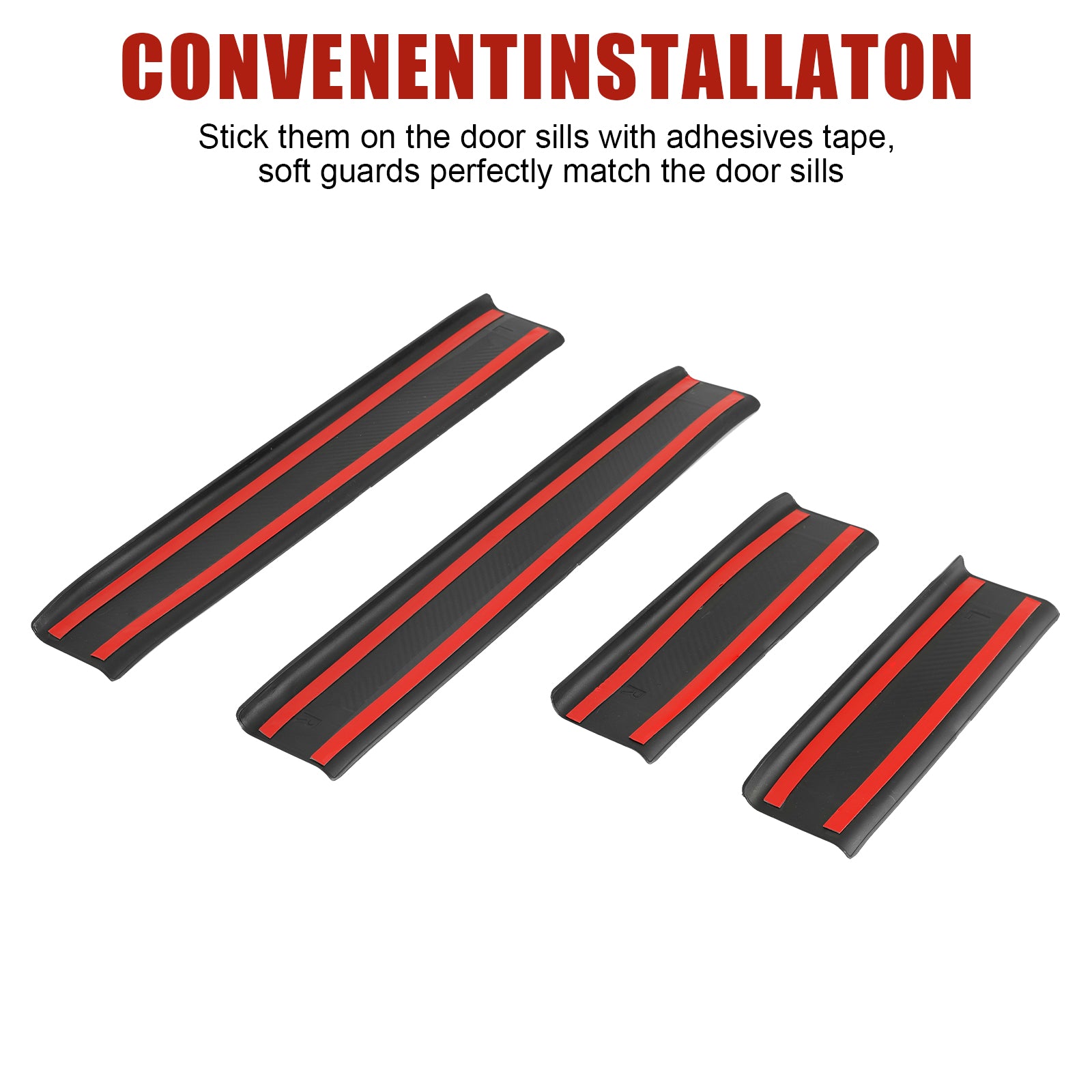 Ford Bronco Door Sill Scuff for 2021-2026 Bronco 4-Door 4 PCS (Not for Bronco 2-Door and Bronco Sport)