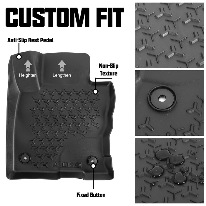 Ford Bronco Sport All Weather TPE Front & Rear Floor Mats