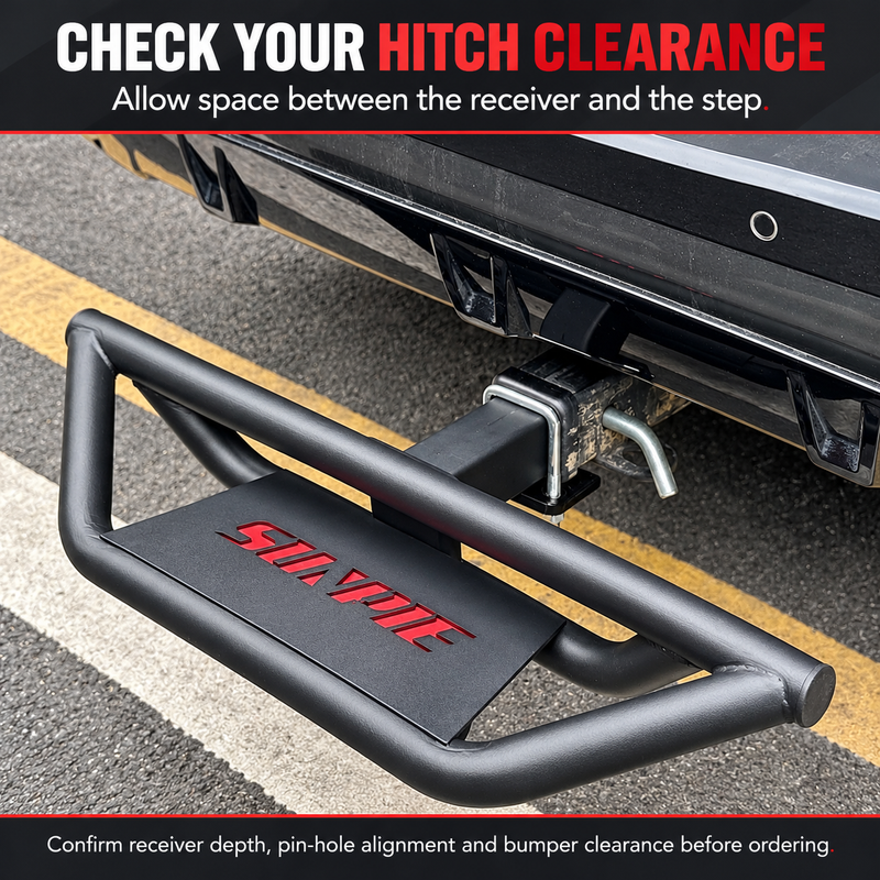 2" Hitch Step for Jeep Wrangler, Gladiator & Ford Bronco