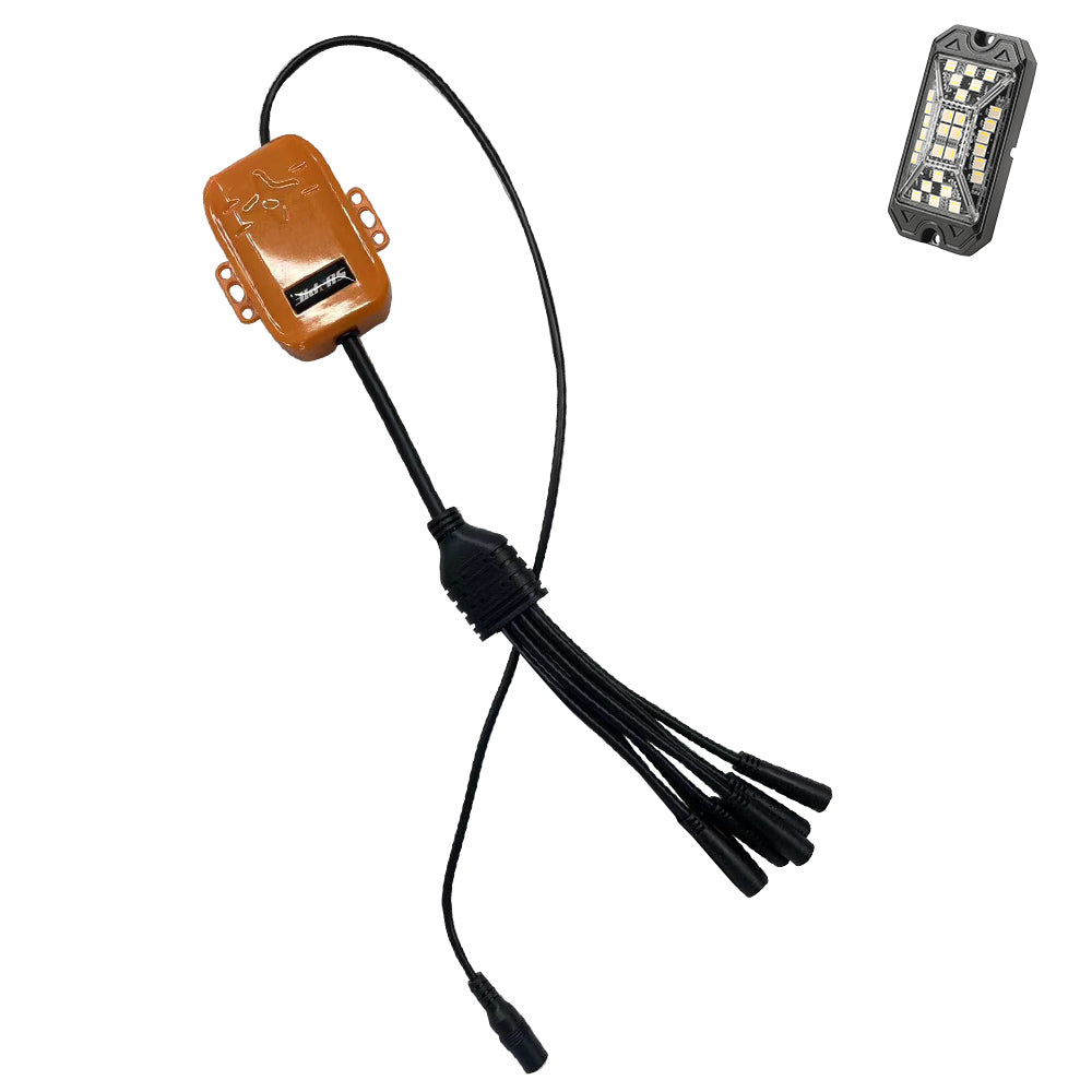 Sunpie High Power Wide Angle Series Rock Lights Control Box 4Pcs/6Pcs/8Pcs/12Pcs/16Pcs