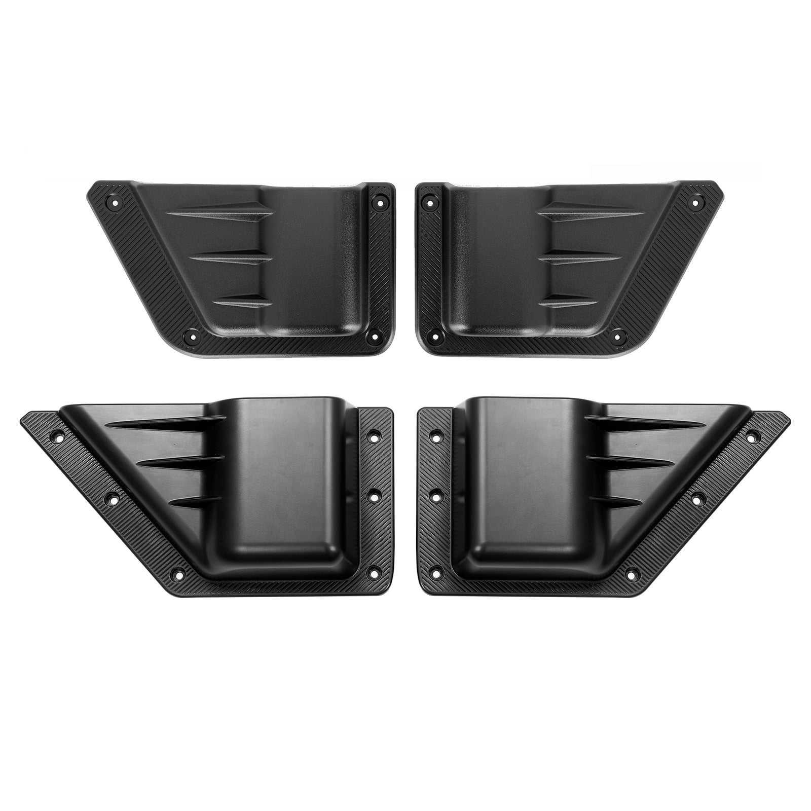 Front and Rear Door ABS Black Handle Storage Box Expansion for 2021+ Ford Bronco 4 Door (4pcs)