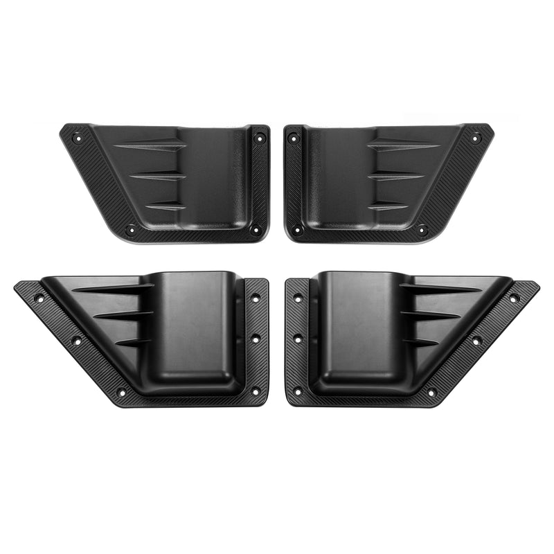 Front and Rear Door ABS Black Handle Storage Box Expansion for 2021+ Ford Bronco 4 Door (4pcs)