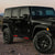 Jeep Wrangler JKU 4 Door Black Carbon Steel Side Steps & Running Boards (2PCS)