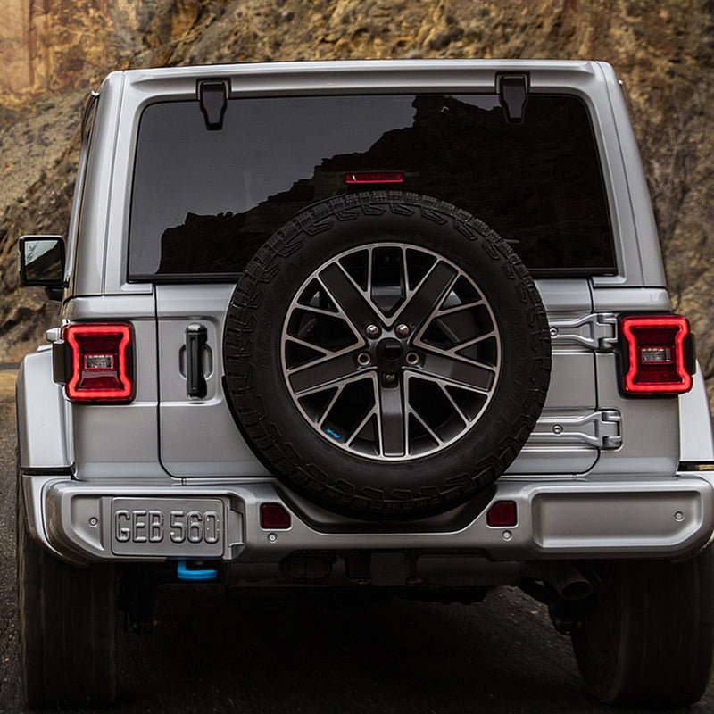 ABS Gloss Black Exterior Door Handle Covers (5-Pack) for Jeep Wrangler JL JLU 4xe & Gladiato JT