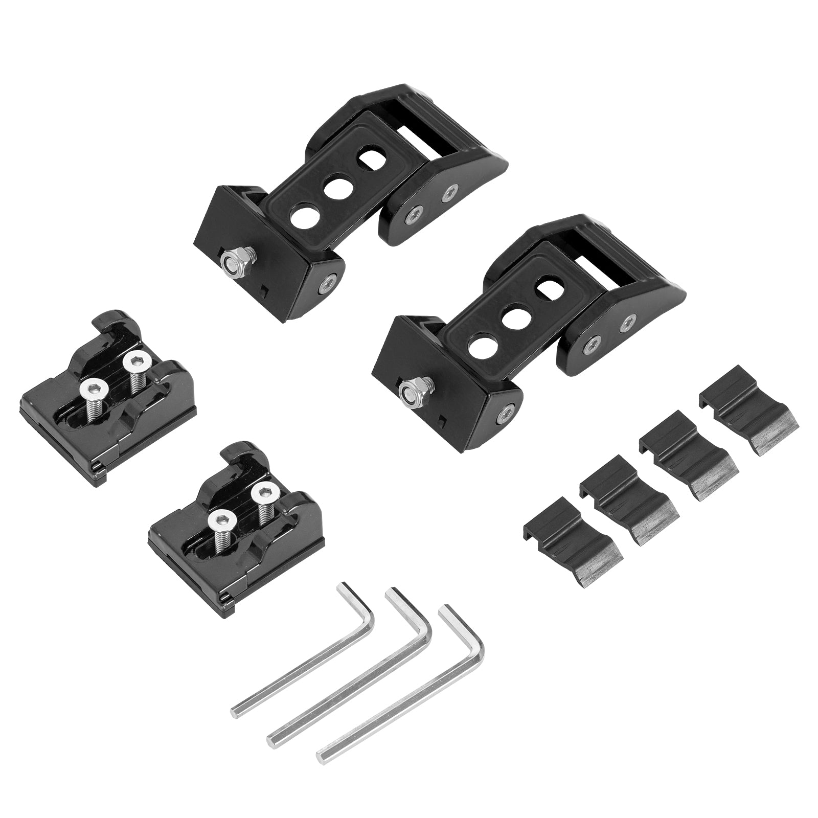 Hood Latches for '07-'26 Jeep Wrangler JK JKU JL JLU 4XE and Jeep Gladiator JT (2pcs/set)