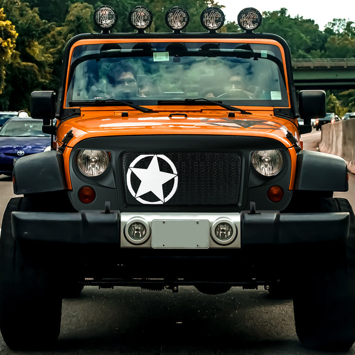 Sunpie Jeep Wrangler JK/JKU Black ABS Avenger Grille