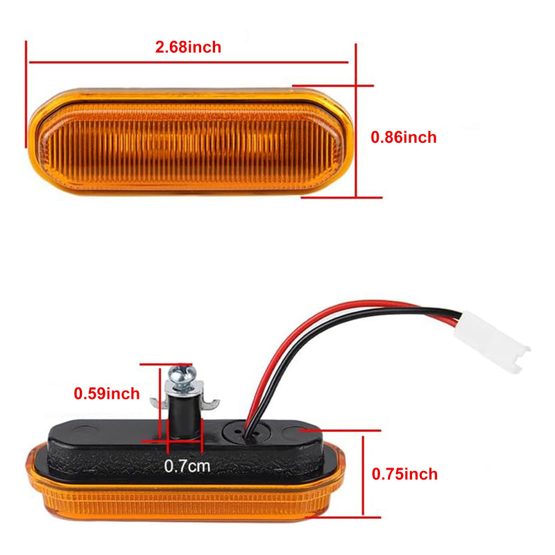 LED Front Grille Lights (3-Pack) for 2021-2024 Bronco Sport (Stock Grille)