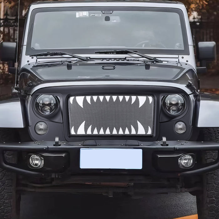 Avenger Shark Jeep Grille for 2007-2018 Jeep Wrangler JK/JKU