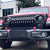 Jeep Grille (Angry Birds) with White/Amber LED Lights ABS Matte Black for 2018-2024 Jeep Wrangler & Jeep Gladiator JT