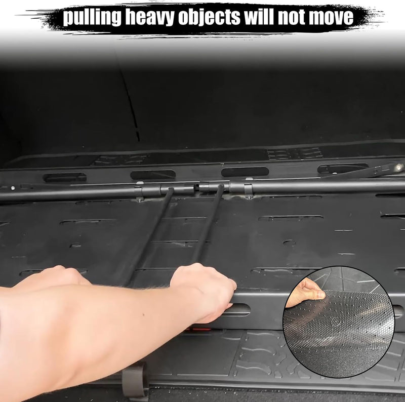 Heavy-Duty Rubber Cargo Mat for 2018–2026 Jeep Wrangler JLU 4-Door – Non-Slip, Odorless Cargo Liner