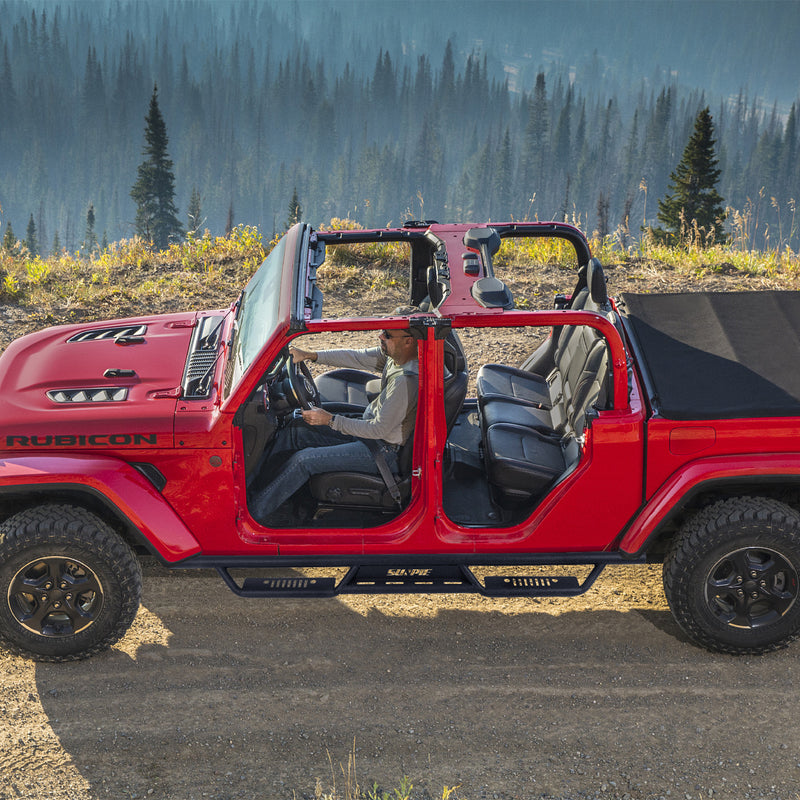 Entry-Level Running Boards for 2019-2026 Jeep Gladiator JT, Bolt-On Side Steps Nerf Bars