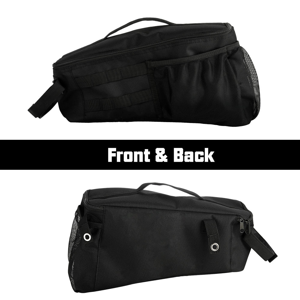 SUNPIE Tailgate Door Storage Organizer Bags for 2007-2018 Jeep Wrangler JKU 4-Door (Set of 2)