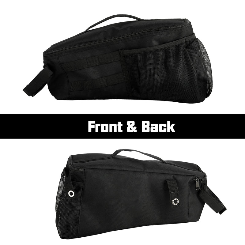 SUNPIE Tailgate Door Storage Organizer Bags for 2007-2018 Jeep Wrangler JKU 4-Door (Set of 2)