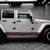 Jeep Wrangler JKU 4 Door Black Carbon Steel Side Steps & Running Boards (2PCS)