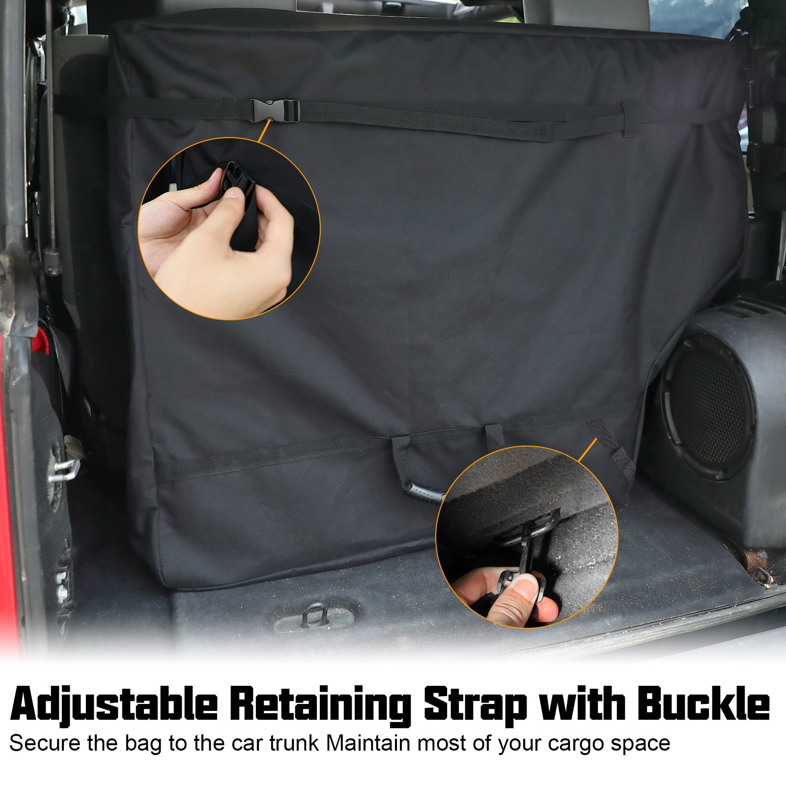 Sunpie Hard Top Freedom Panel Storage Bag Compatible with 2007-2026 Jeep Wrangler JK JKU JL JLU 4xe 2/4 Door & 2019-2026 Jeep Gladiator JT