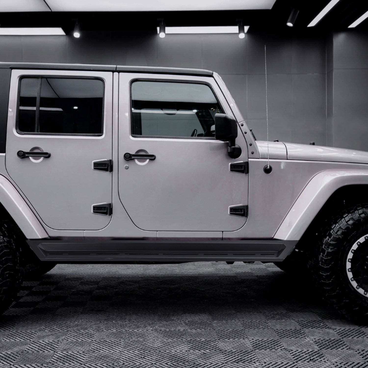 Jeep Running Boards Blade Series for Jeep Wrangler JKU 4-Door (2007-2018）