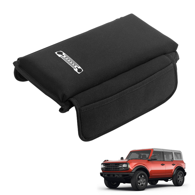 Center Console Armrest Cover with Side Pockets for 2021+ Ford Bronco
