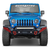 Jeep Wrangler Front Bumper with Winch Plate 5 LED Lights for JK JKU JL JLU Jeep Gladiator JT
