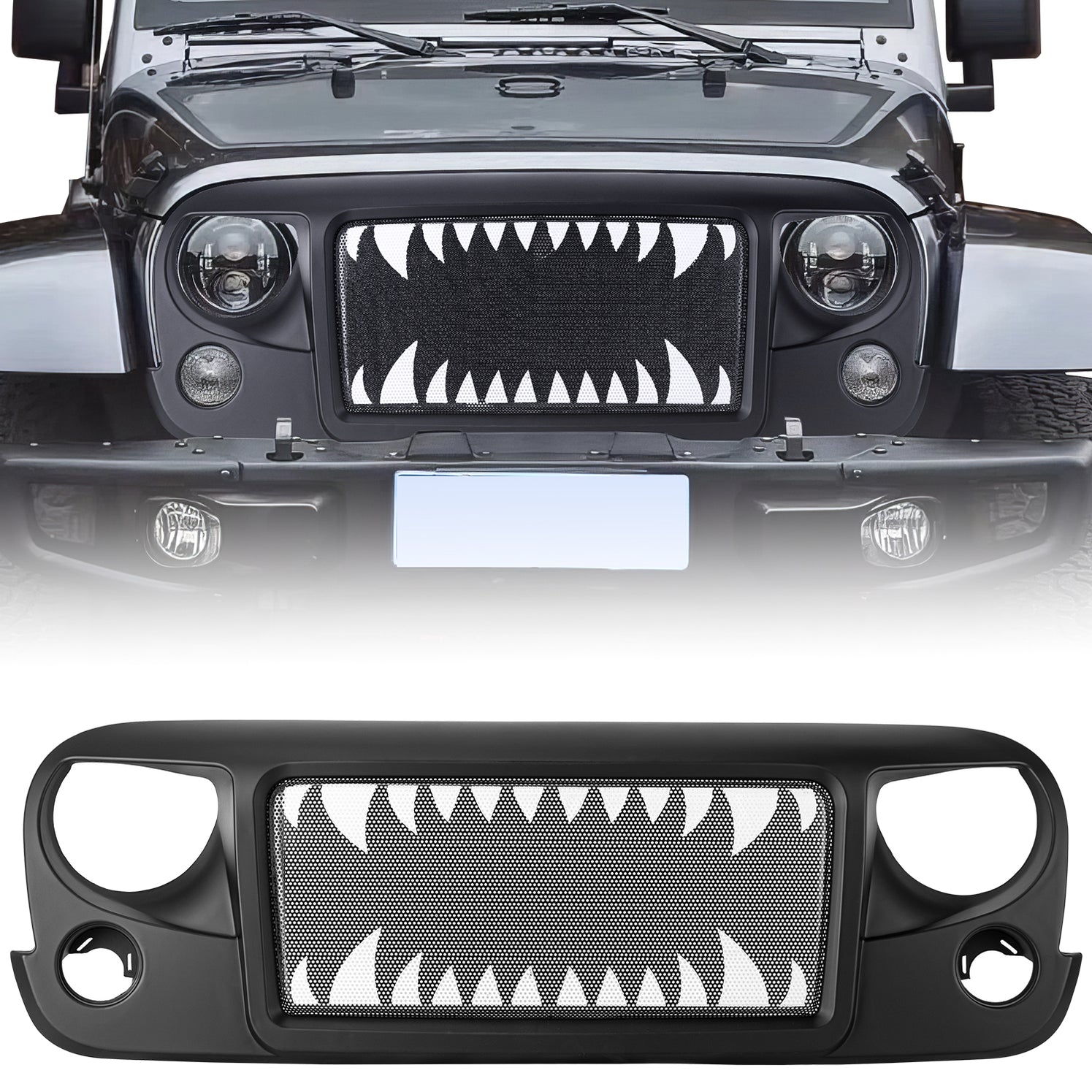 Pour Jeep Jk Pour Wrangler 2007-2017 - Pour Capot De Moteur Gauche Et