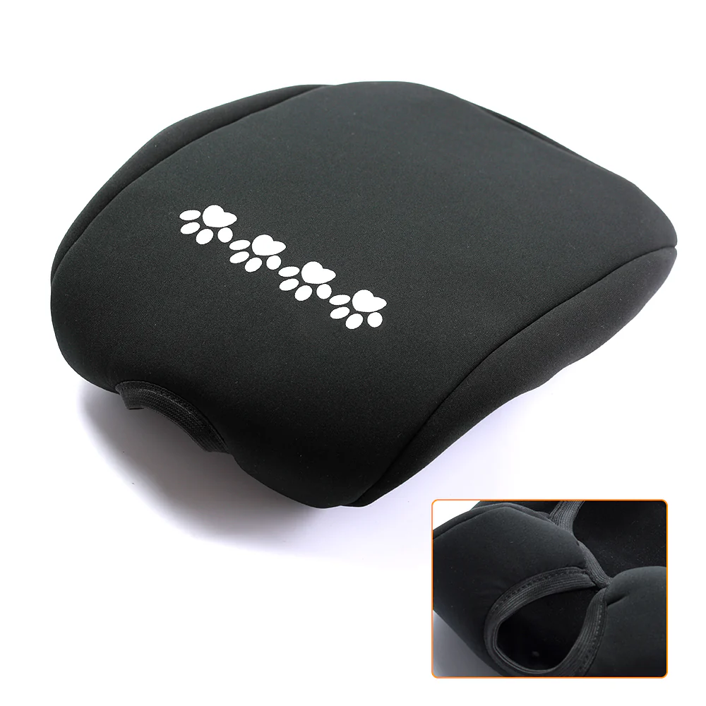 2018-2023 Jeep Wrangler JL/JLU & 2019-2023 Jeep Gladiator JT Console Armrest Cover with Dog Paw Prints Storage Bag