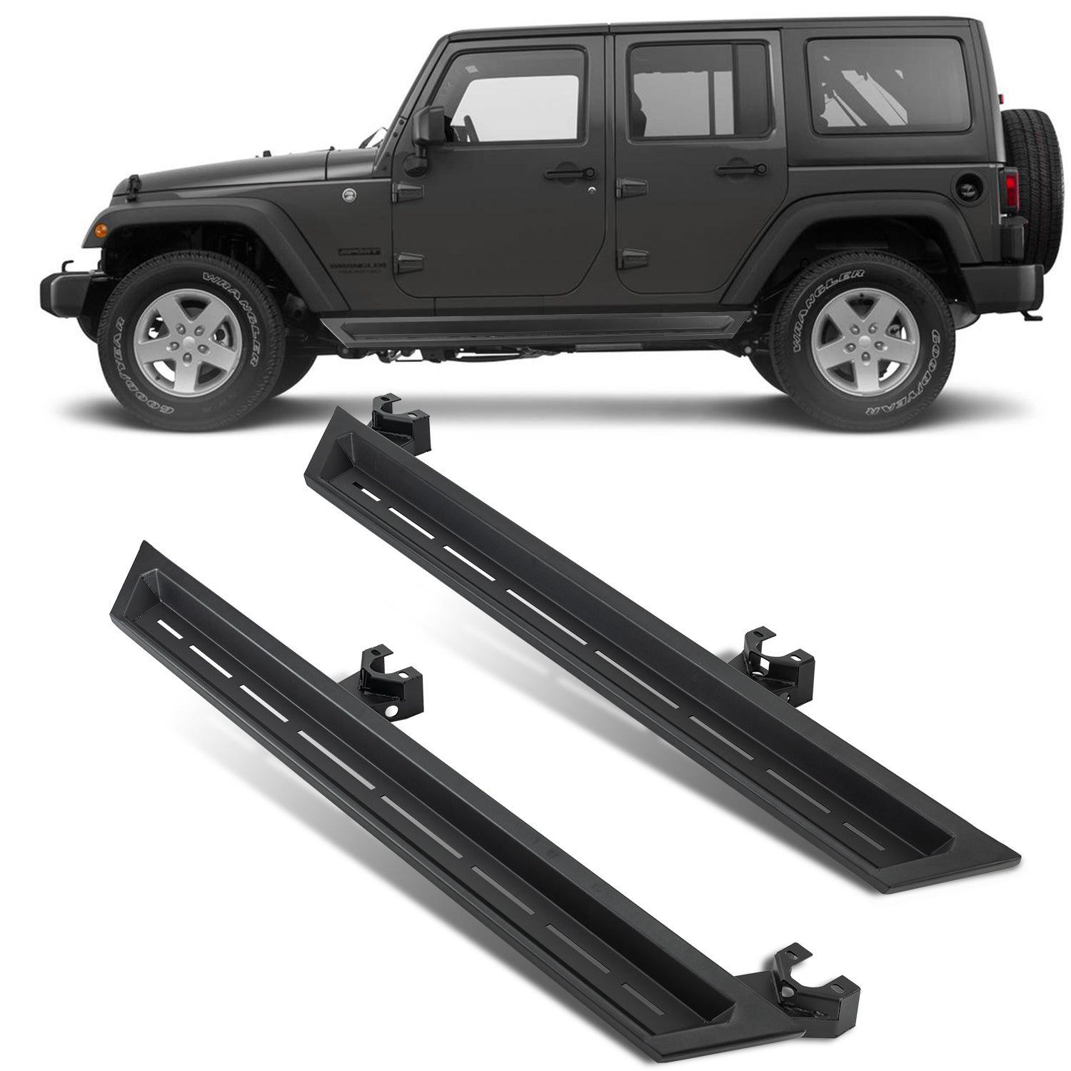 Jeep Running Boards Blade Series for Jeep Wrangler JKU 4-Door